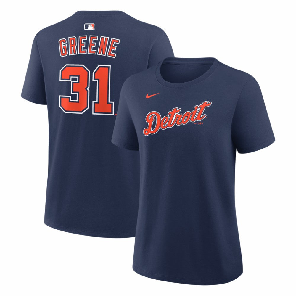 Riley Greene Detroit Tigers Nike Women's Alternate Name & Number T-Shirt - Navy - Nike Discount