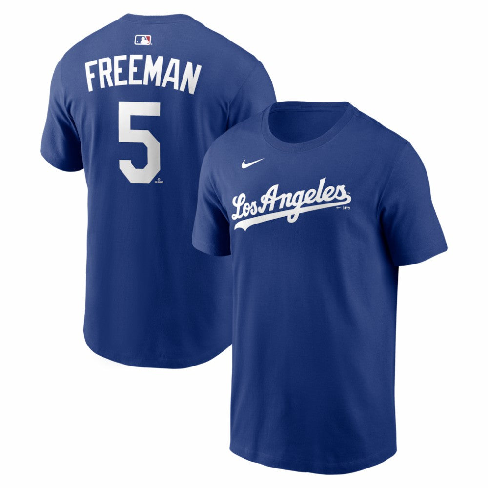 Freddie Freeman Los Angeles Dodgers Nike Alternate Name & Number T-Shirt - Royal - Nike Online