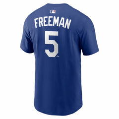 Freddie Freeman Los Angeles Dodgers Nike Alternate Name & Number T-Shirt - Royal - Nike Online