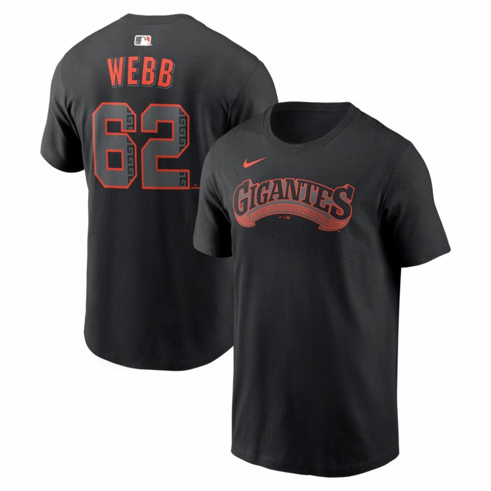 Logan Webb San Francisco Giants Nike Alternate Name & Number T-Shirt - Black - Nike on Sale