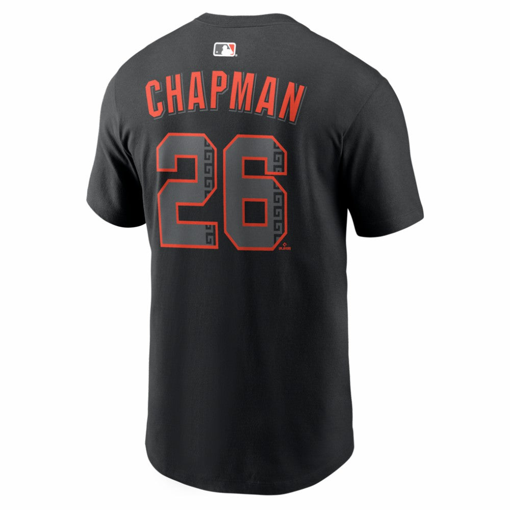 Matt Chapman San Francisco Giants Nike Alternate Name & Number T-Shirt - Black - Nike Lifestyle