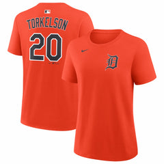 Spencer Torkelson Detroit Tigers Nike Women's Name & Number T-Shirt - Orange - Nike Discount