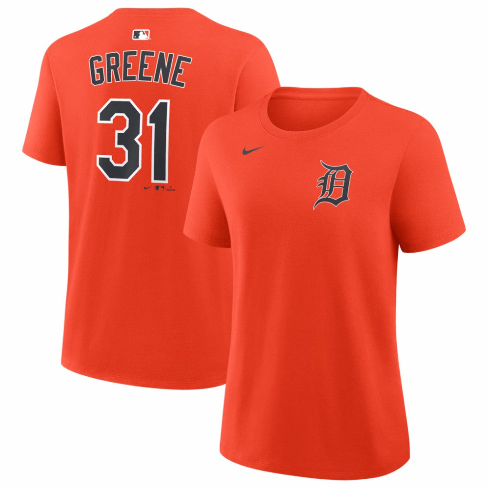 Riley Greene Detroit Tigers Nike Women's Name & Number T-Shirt - Orange - Nike Online