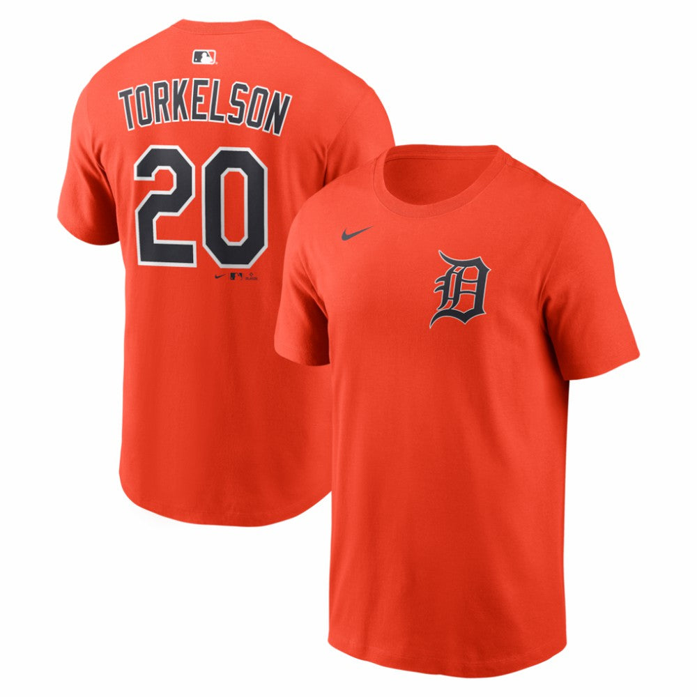 Spencer Torkelson Detroit Tigers Nike Name & Number T-Shirt - Orange - Nike Lifestyle