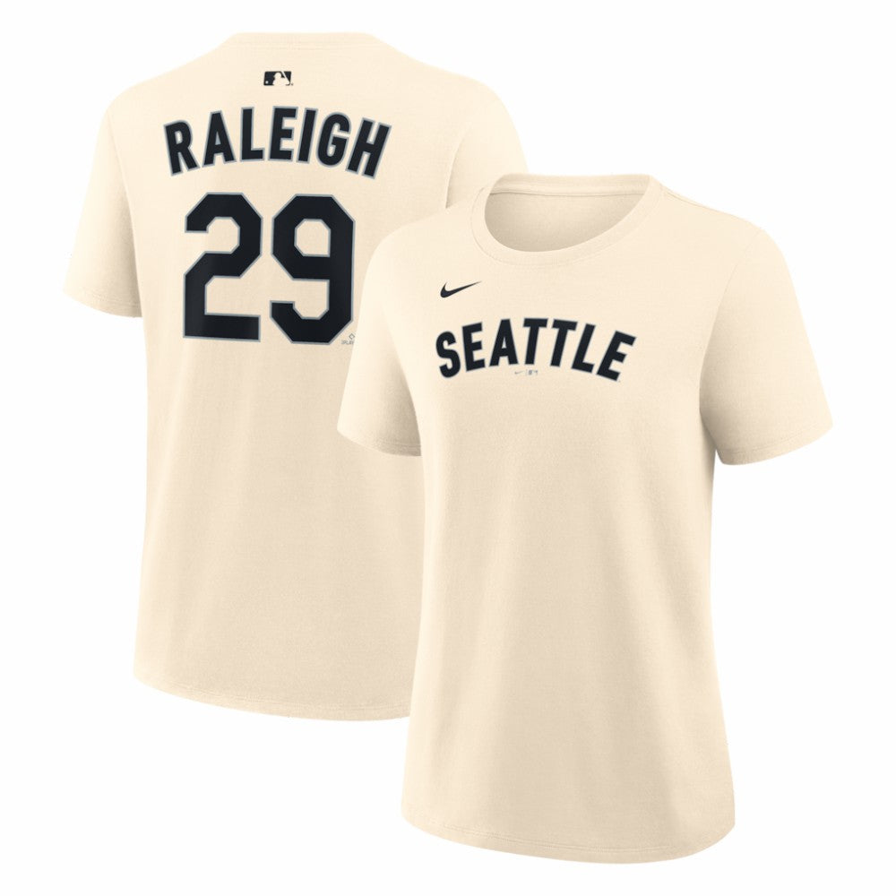 Cal Raleigh Seattle Mariners Nike Women's Name & Number T-Shirt - Natural - Nike Sale