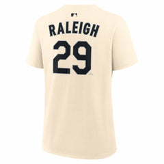 Cal Raleigh Seattle Mariners Nike Women's Name & Number T-Shirt - Natural - Nike Sale