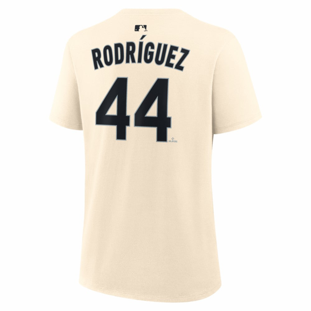 Julio Rodriguez Seattle Mariners Nike Women's Name & Number T-Shirt - Natural - Nike Lifestyle