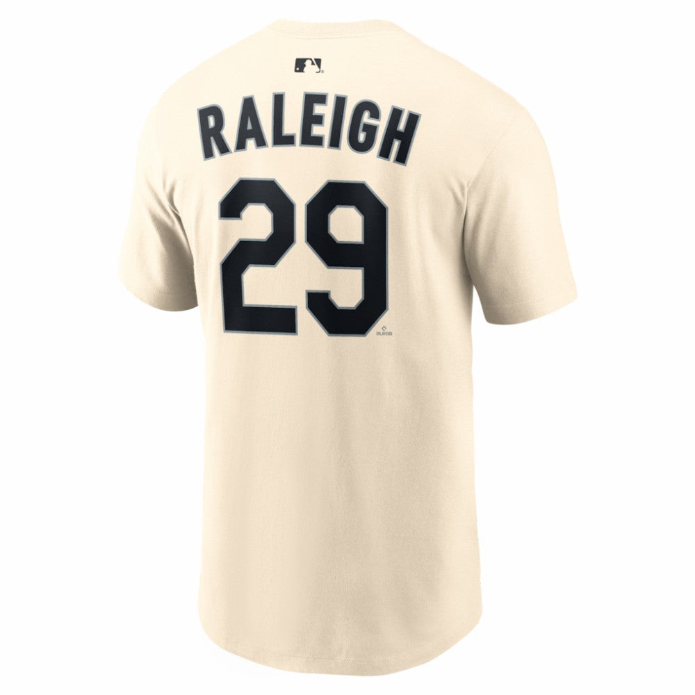 Cal Raleigh Seattle Mariners Nike Name & Number T-Shirt - Natural - Nike Sale