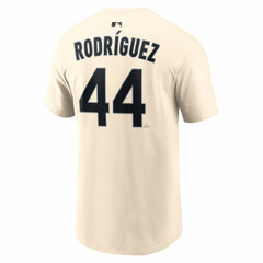 Julio Rodríguez Seattle Mariners Nike Name & Number T-Shirt - Natural - Nike Online