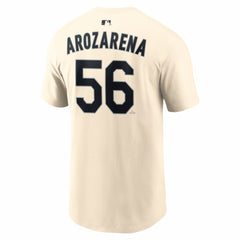 Randy Arozarena Seattle Mariners Nike Name & Number T-Shirt - Natural - Nike Discount