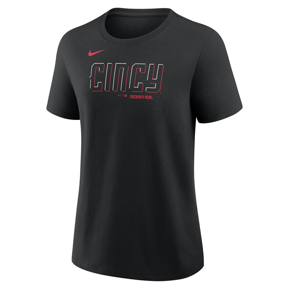 Elly De La Cruz Cincinnati Reds Nike Women's Name & Number T-Shirt - Black - Nike Sale