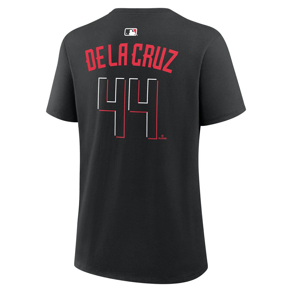 Elly De La Cruz Cincinnati Reds Nike Women's Name & Number T-Shirt - Black - Nike Sale