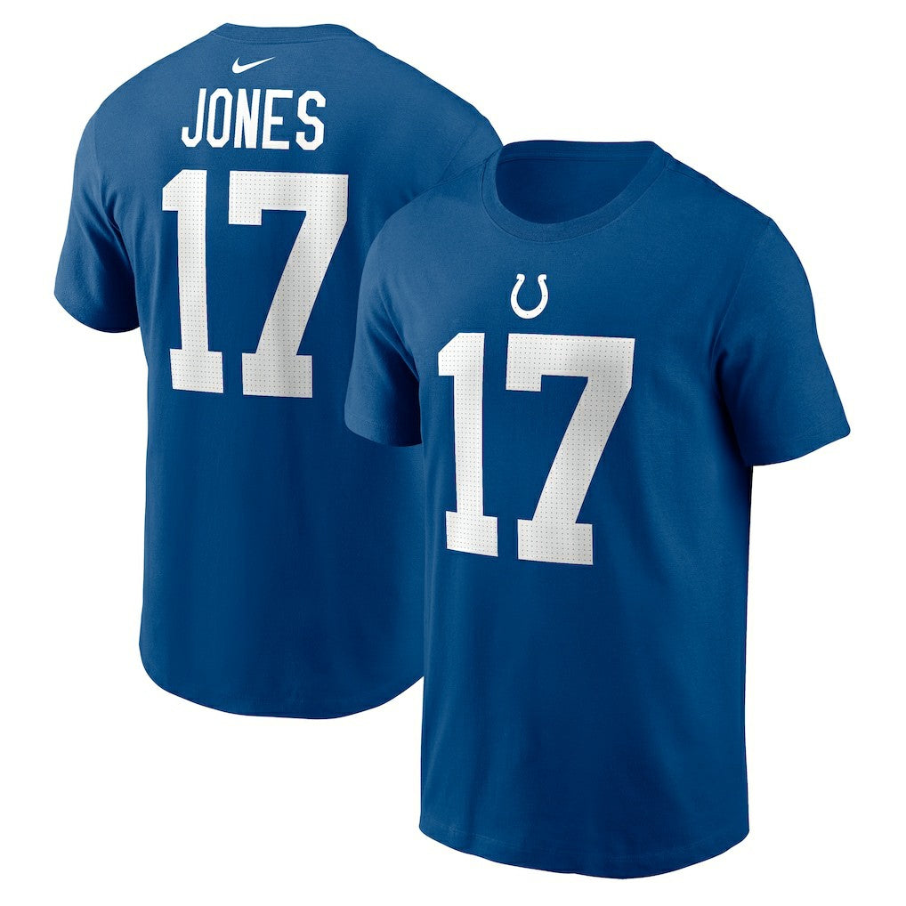 Nike Daniel Jones Indianapolis Colts Name & Number T-Shirt Royal