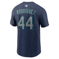 Julio Rodríguez Seattle Mariners Nike 50th Season Name & Number T-Shirt - Navy - Nike Discount