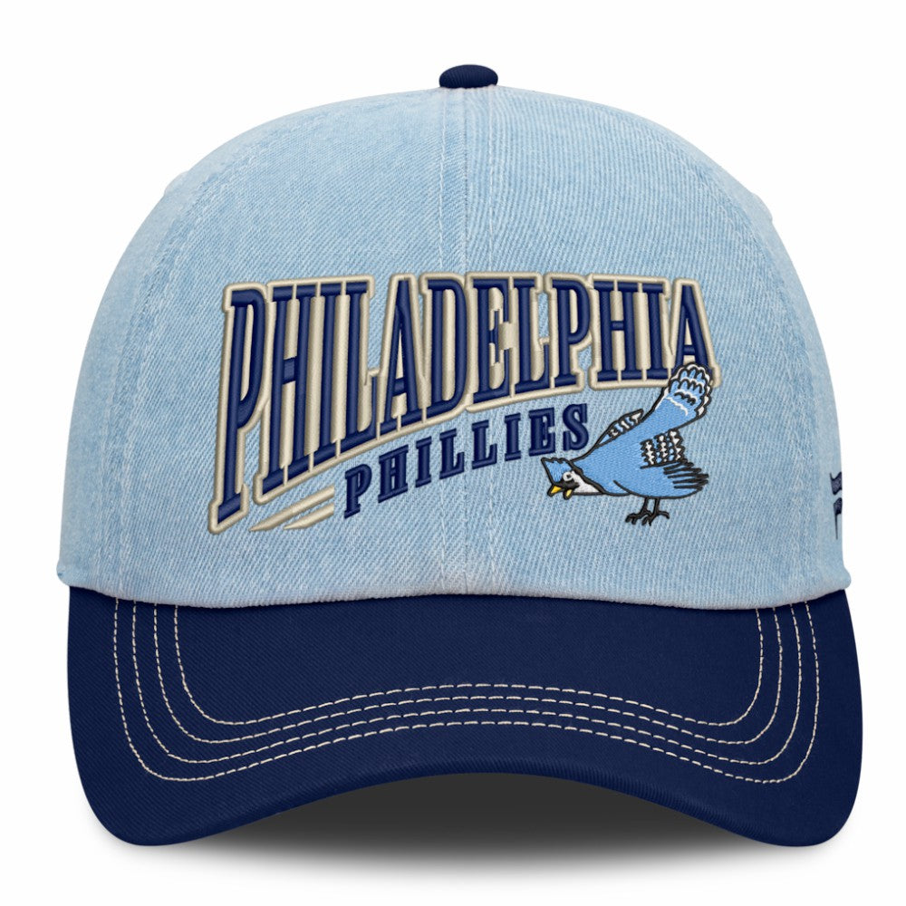 Philadelphia Phillies Fanatics Retire Adjustable Hat - Denim - Fanatics Lifestyle