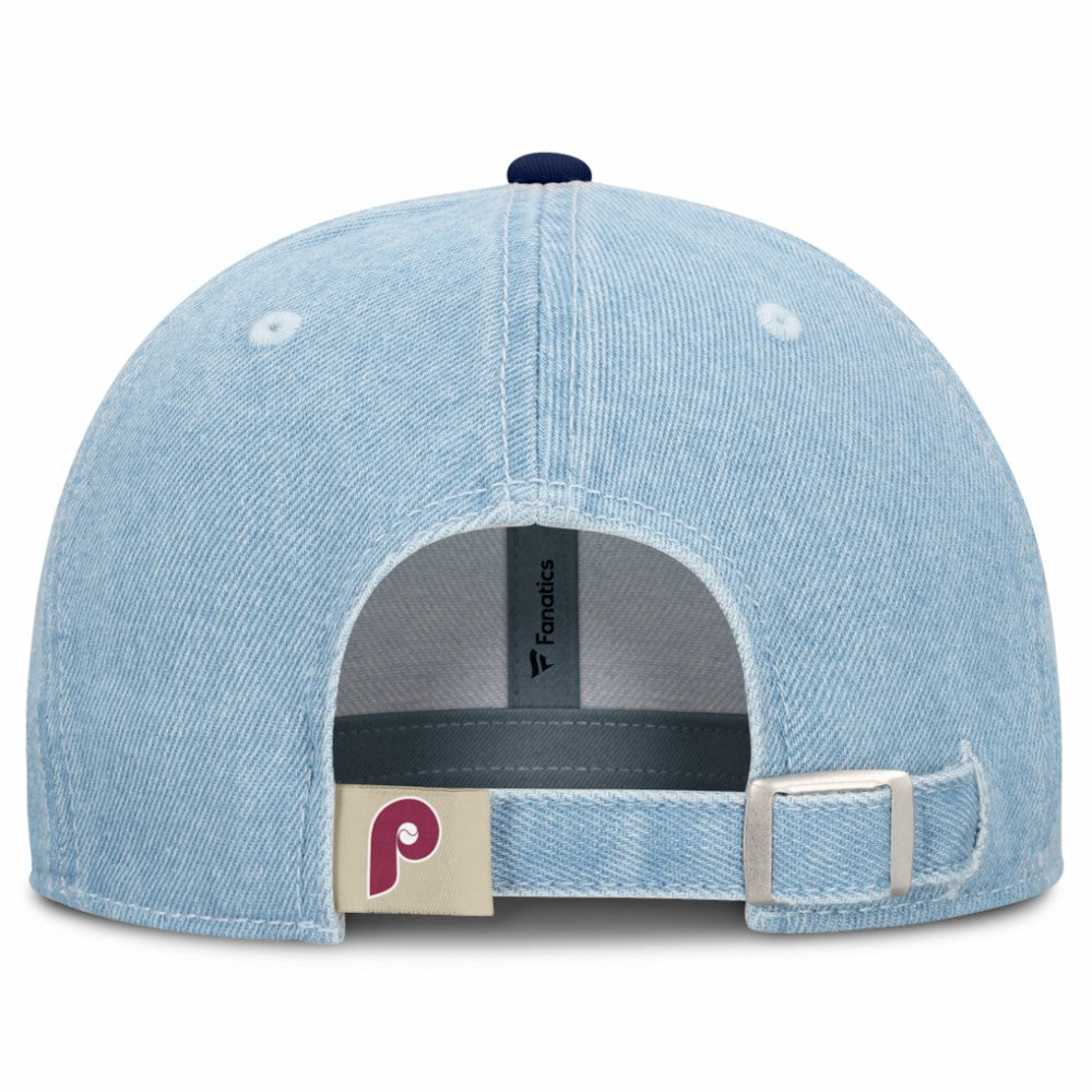 Philadelphia Phillies Fanatics Retire Adjustable Hat - Denim - Fanatics Lifestyle