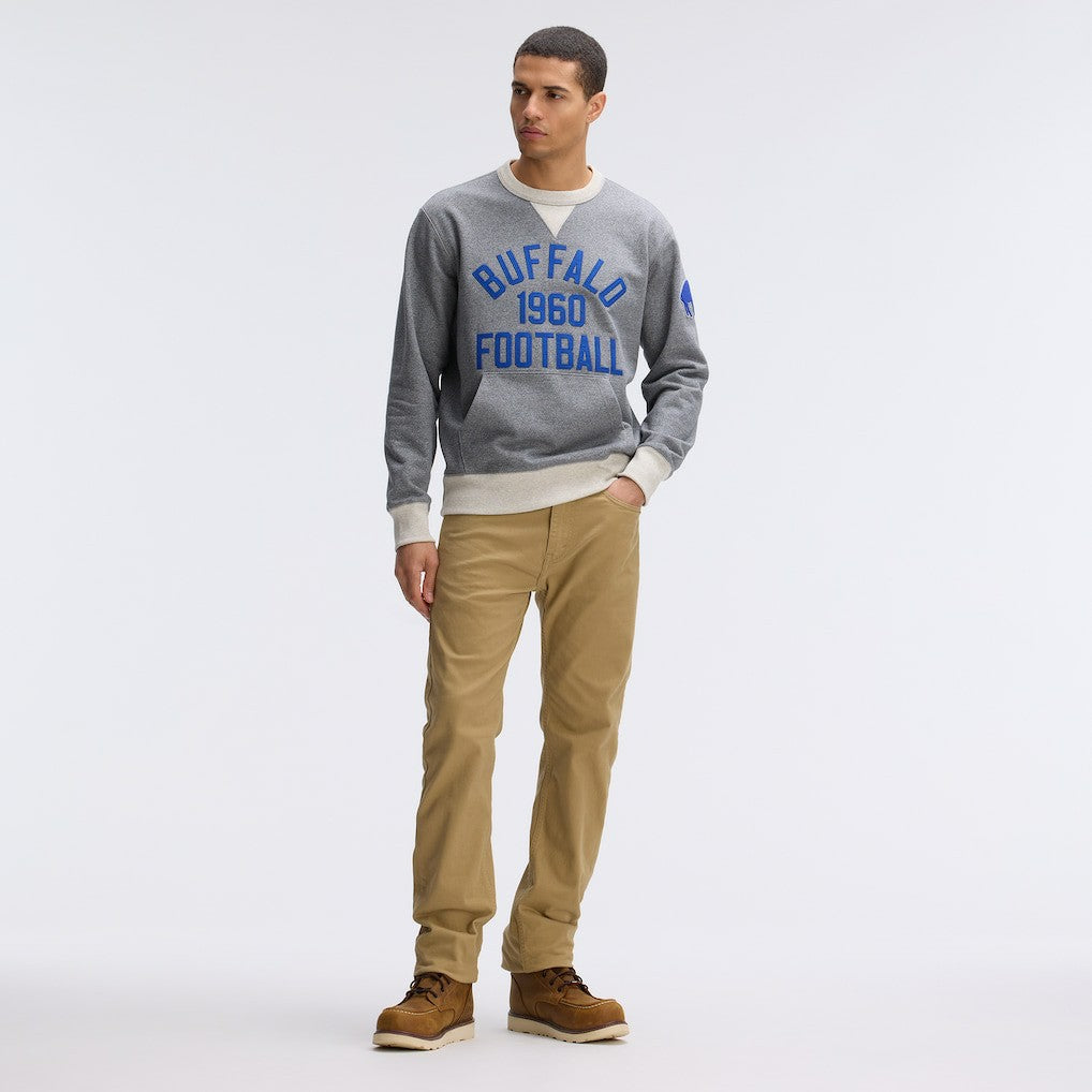 Fanatics Buffalo Bills IconicFleece Pocket Sweatshirt Athletic Heather Gray