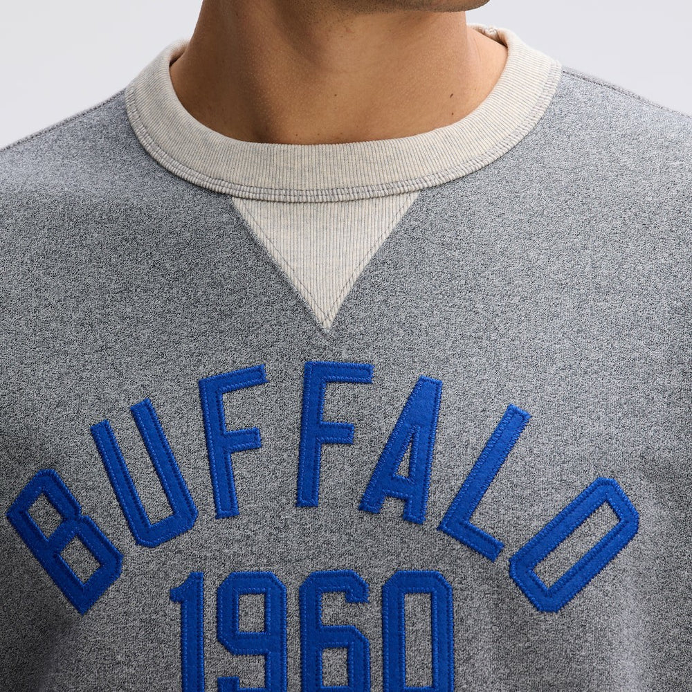 Fanatics Buffalo Bills IconicFleece Pocket Sweatshirt Athletic Heather Gray