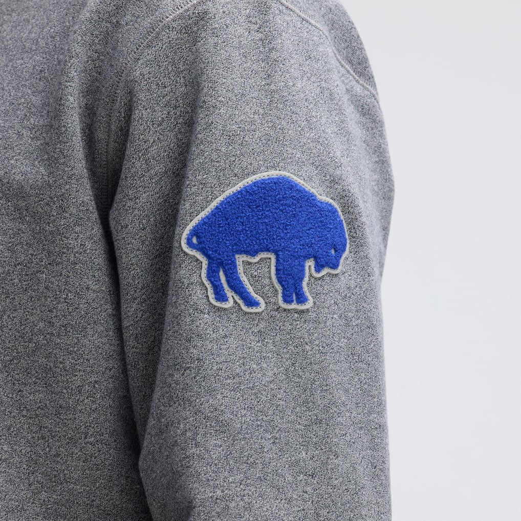 Fanatics Buffalo Bills IconicFleece Pocket Sweatshirt Athletic Heather Gray