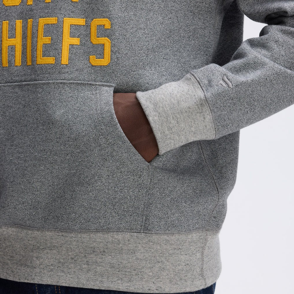 Fanatics Kansas City Chiefs IconicFleece Pocket Sweatshirt Athletic Heather Gray