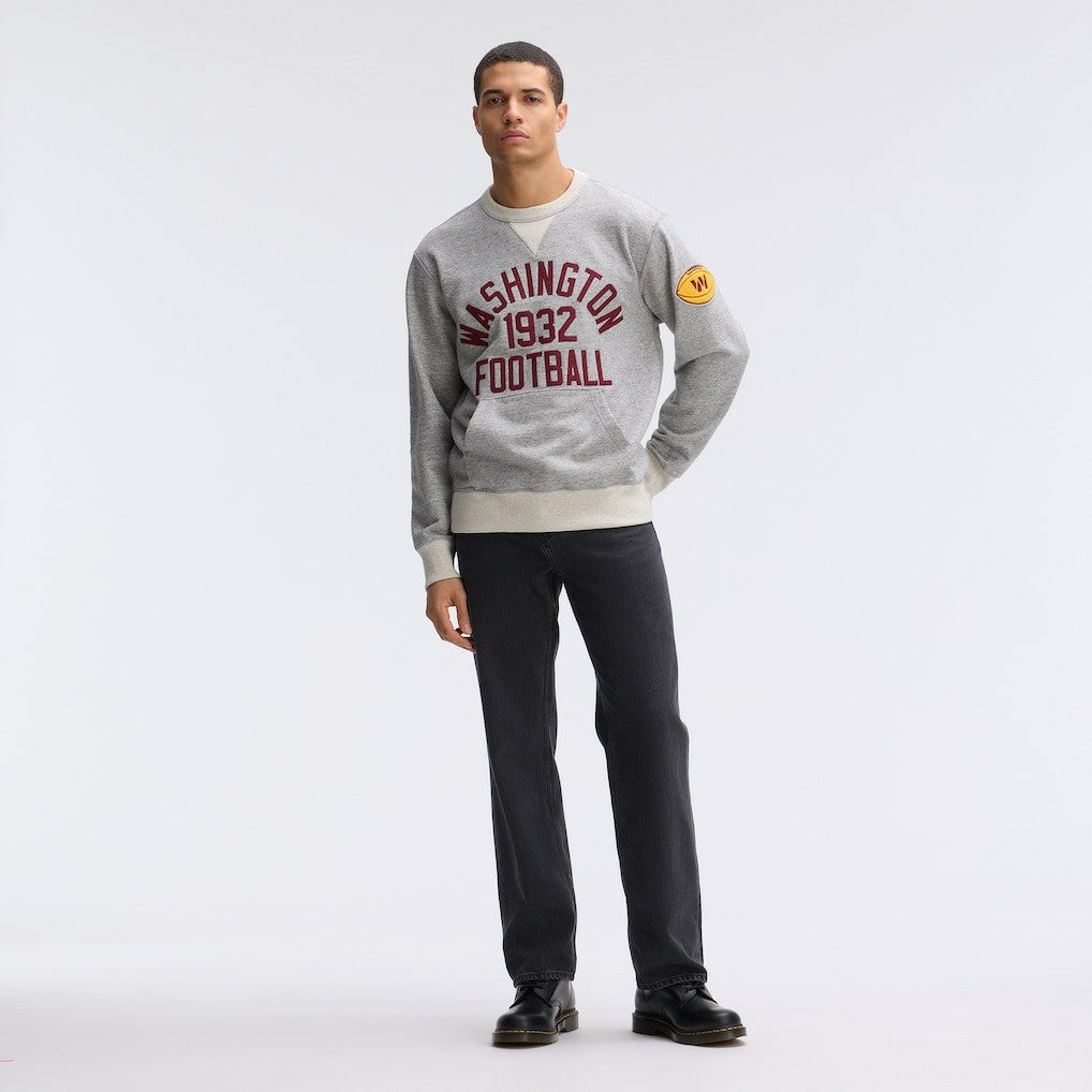 Fanatics Washington Commanders IconicFleece Pocket Sweatshirt Heather Gray