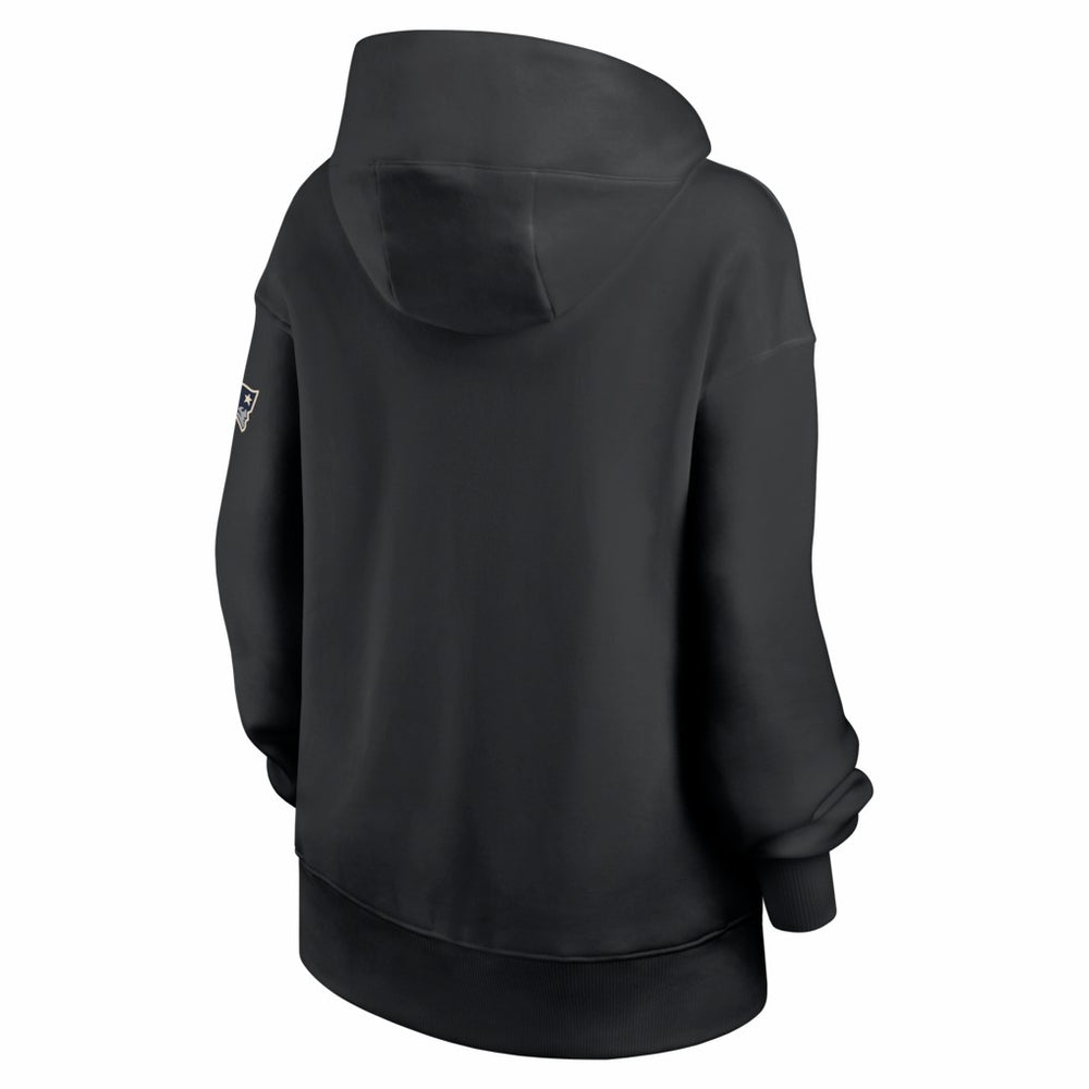 Nike New England Patriots Women's Oversized Legacy Phoenix Hoodie Black