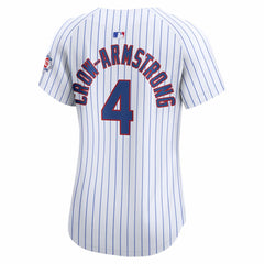 Pete Crow-Armstrong Chicago Cubs Nike Women's 150th Anniversary Limited Jersey - White - Nike on Sale