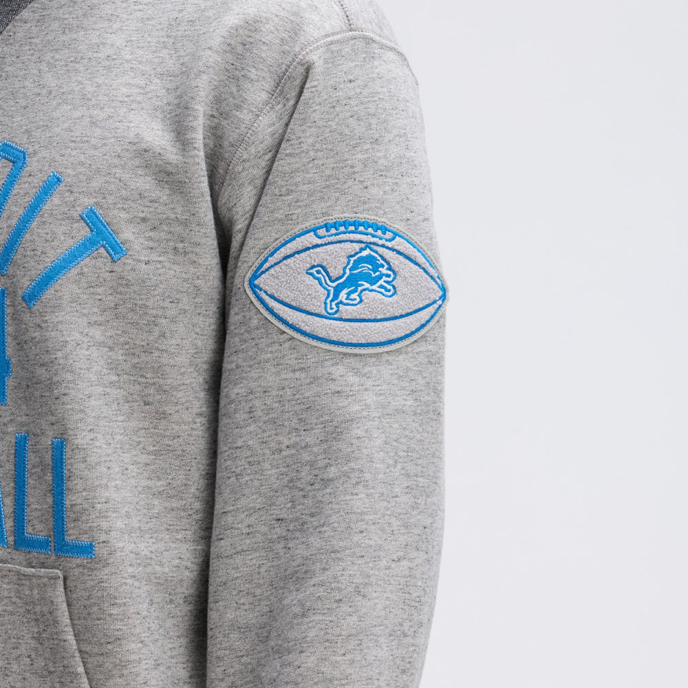 Fanatics Detroit Lions IconicFleece Pocket Sweatshirt Heather Gray