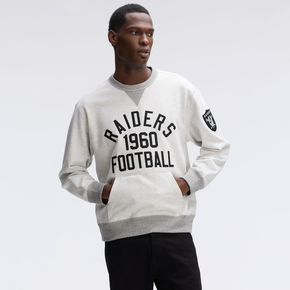 Fanatics Las Vegas Raiders IconicFleece Pocket Sweatshirt Heather Gray