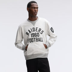 Fanatics Las Vegas Raiders IconicFleece Pocket Sweatshirt Heather Gray