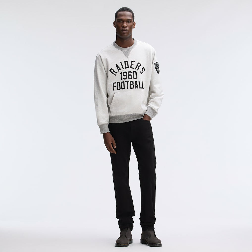 Fanatics Las Vegas Raiders IconicFleece Pocket Sweatshirt Heather Gray