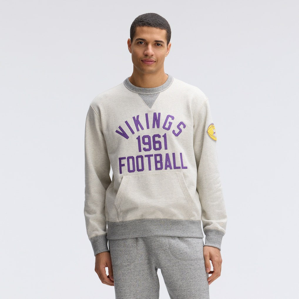 Fanatics Minnesota Vikings IconicFleece Pocket Sweatshirt Oatmeal