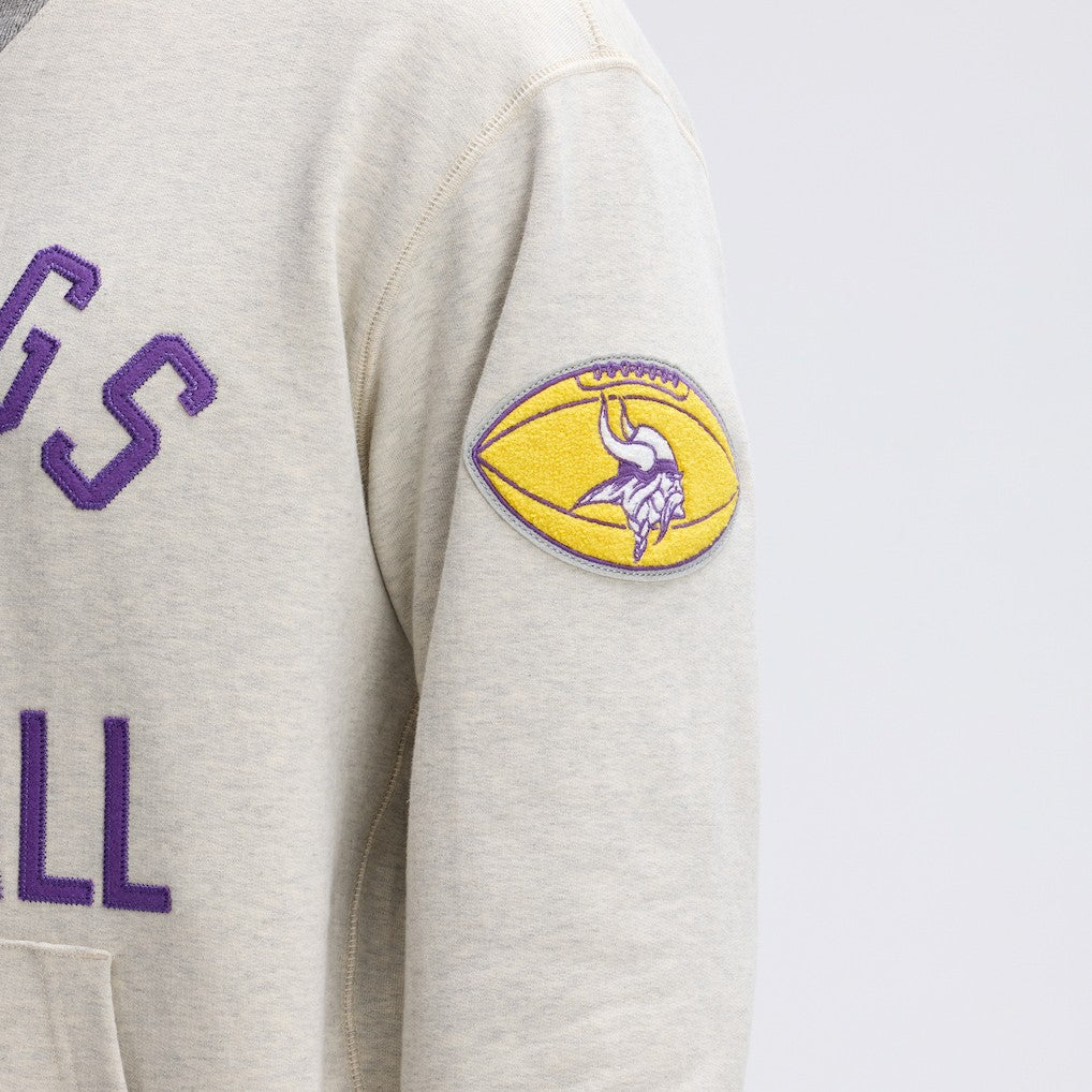 Fanatics Minnesota Vikings IconicFleece Pocket Sweatshirt Oatmeal