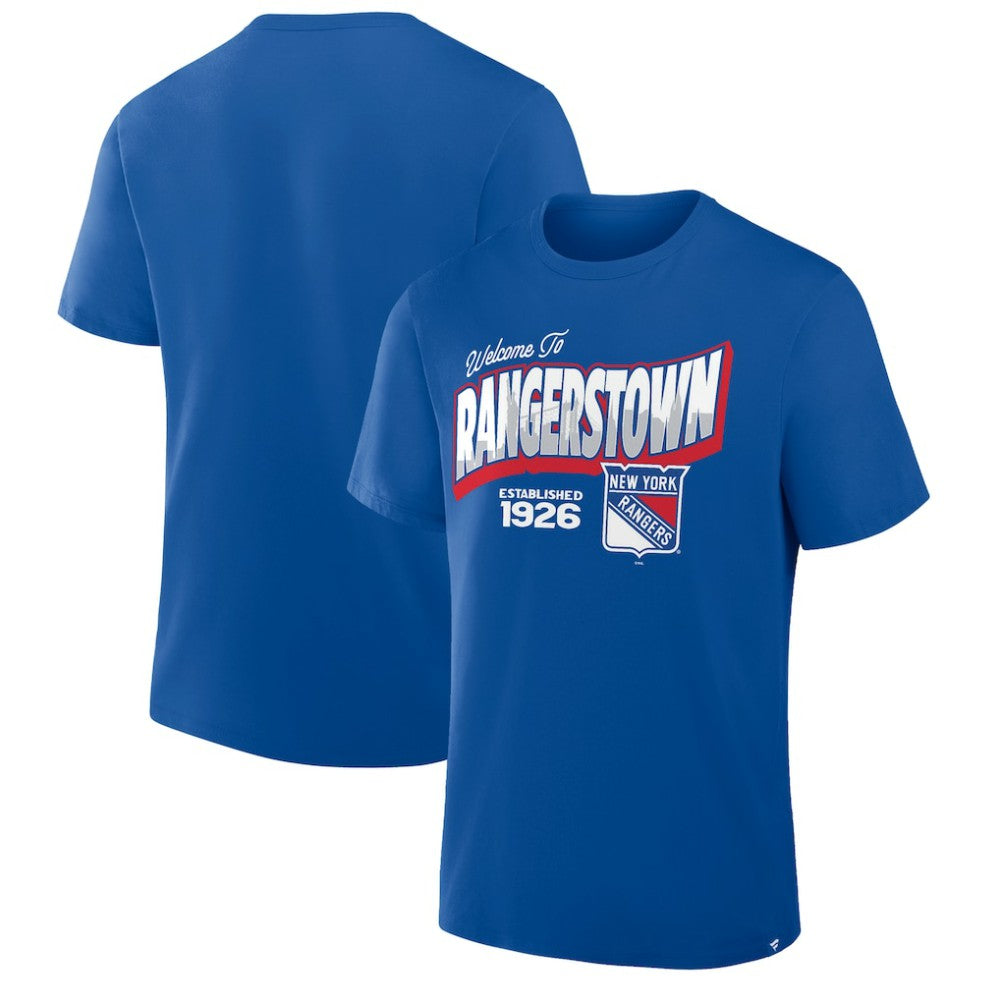 New York Rangers Fanatics Hometown Local T-Shirt - Blue - NHL 2001634909