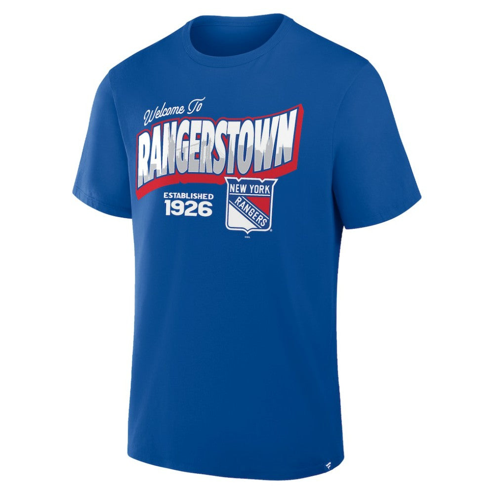 New York Rangers Fanatics Hometown Local T-Shirt - Blue - NHL 2001634909