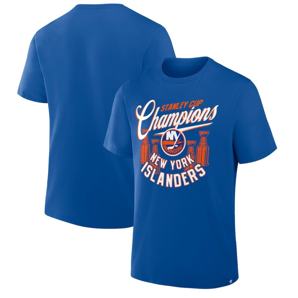 New York Islanders Fanatics 4x Stanley Cup Champions T-Shirt - Royal - NHL 2001634913
