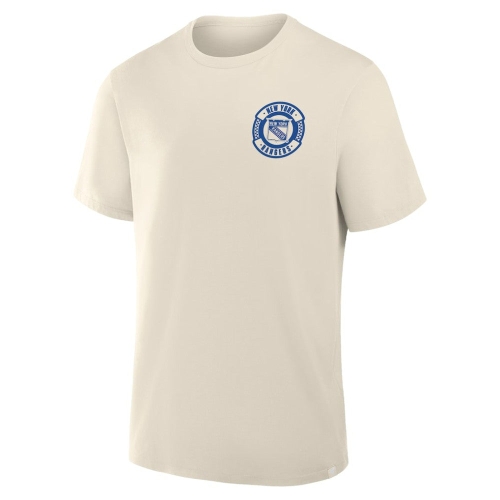 New York Rangers Fanatics Team Culture T-Shirt - Cream - NHL 2001636420