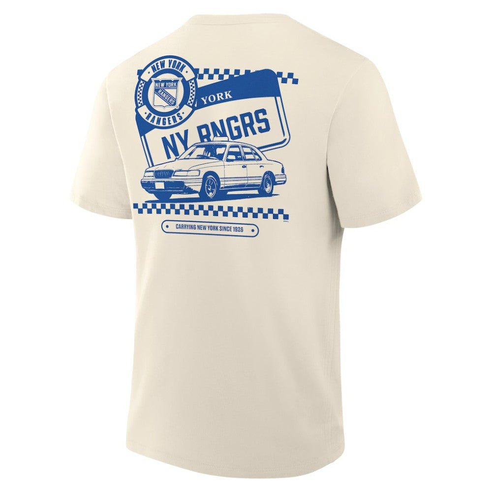 New York Rangers Fanatics Team Culture T-Shirt - Cream - NHL 2001636420