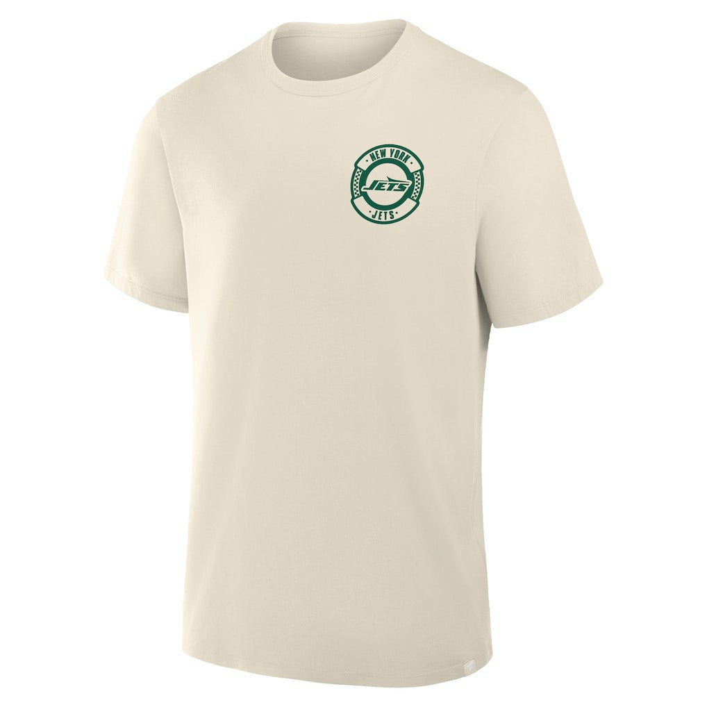 Fanatics New York Jets Team Culture T-Shirt Cream