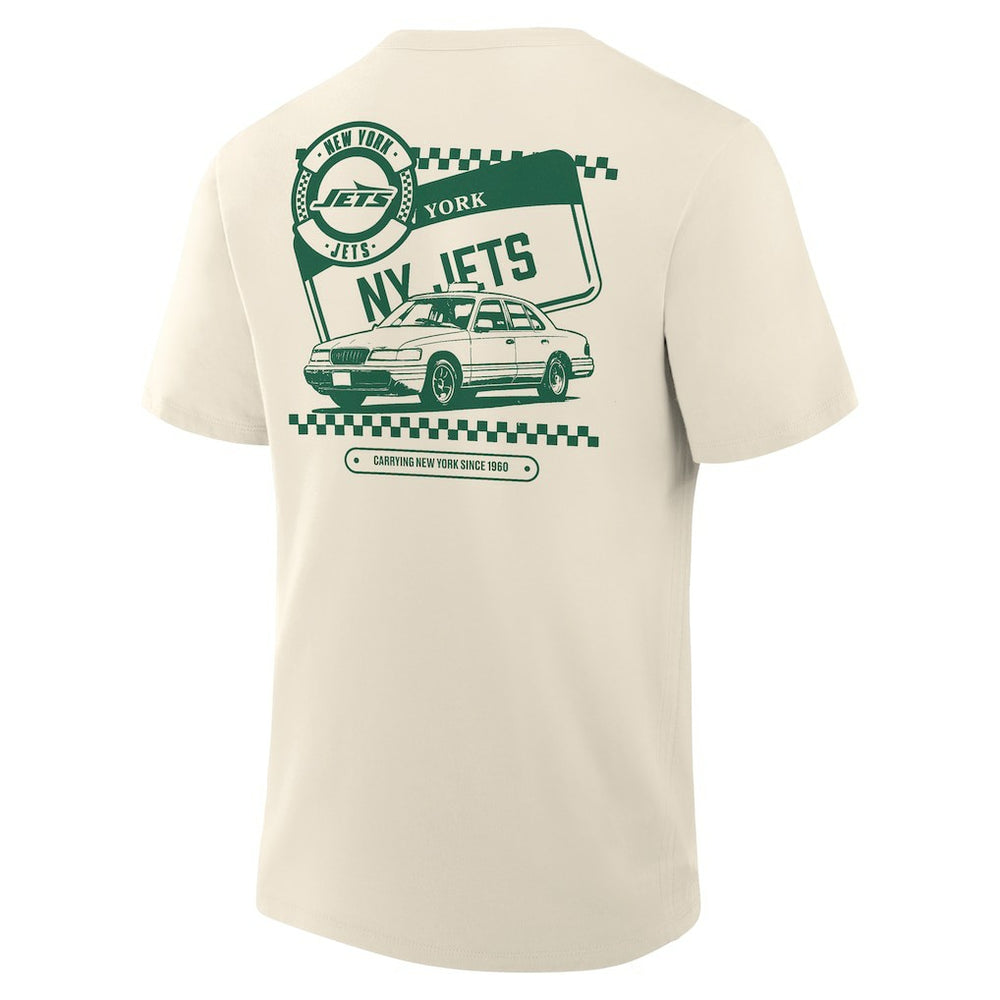 Fanatics New York Jets Team Culture T-Shirt Cream