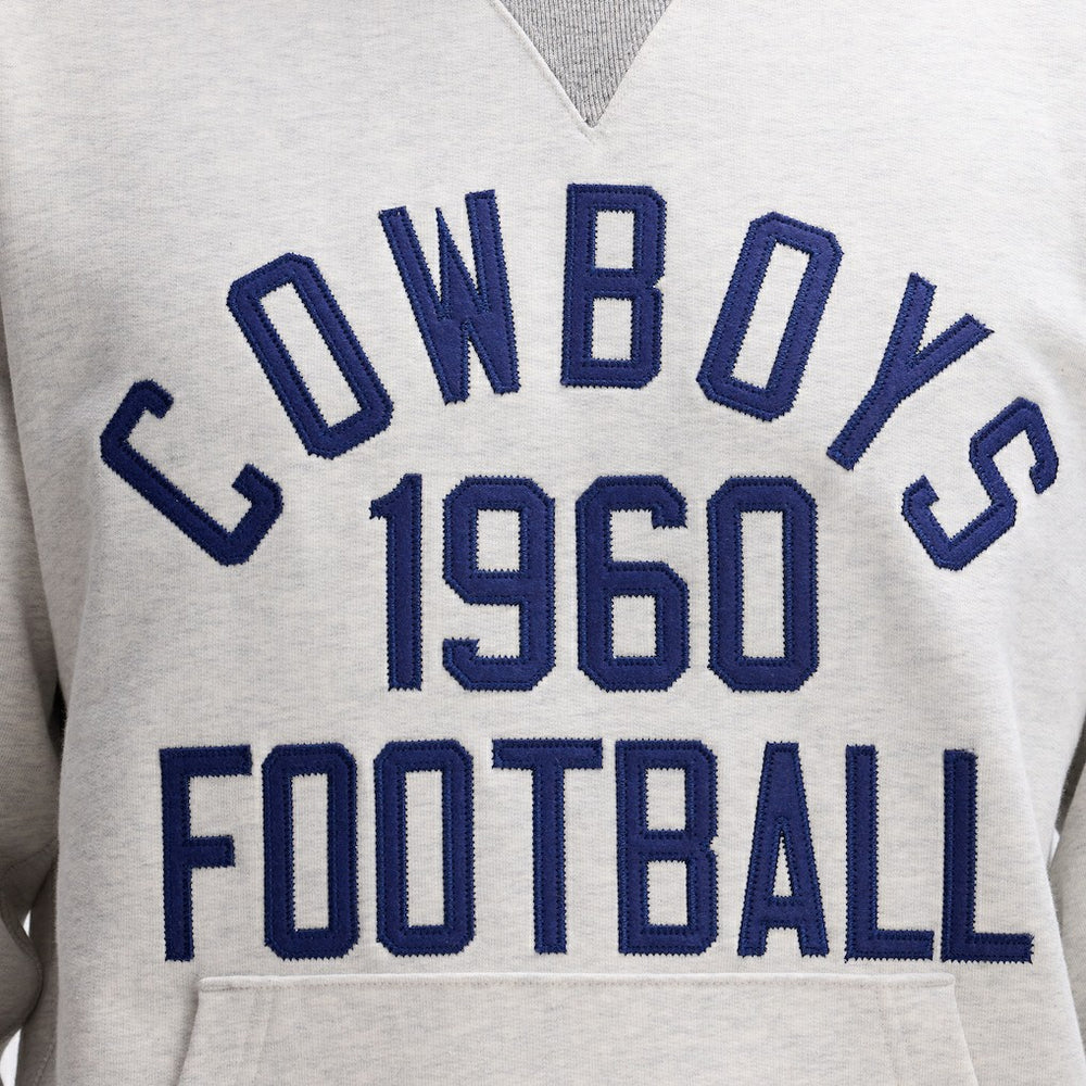 Fanatics Dallas Cowboys IconicFleece Pocket Sweatshirt Heather Gray