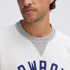 Fanatics Dallas Cowboys IconicFleece Pocket Sweatshirt Heather Gray