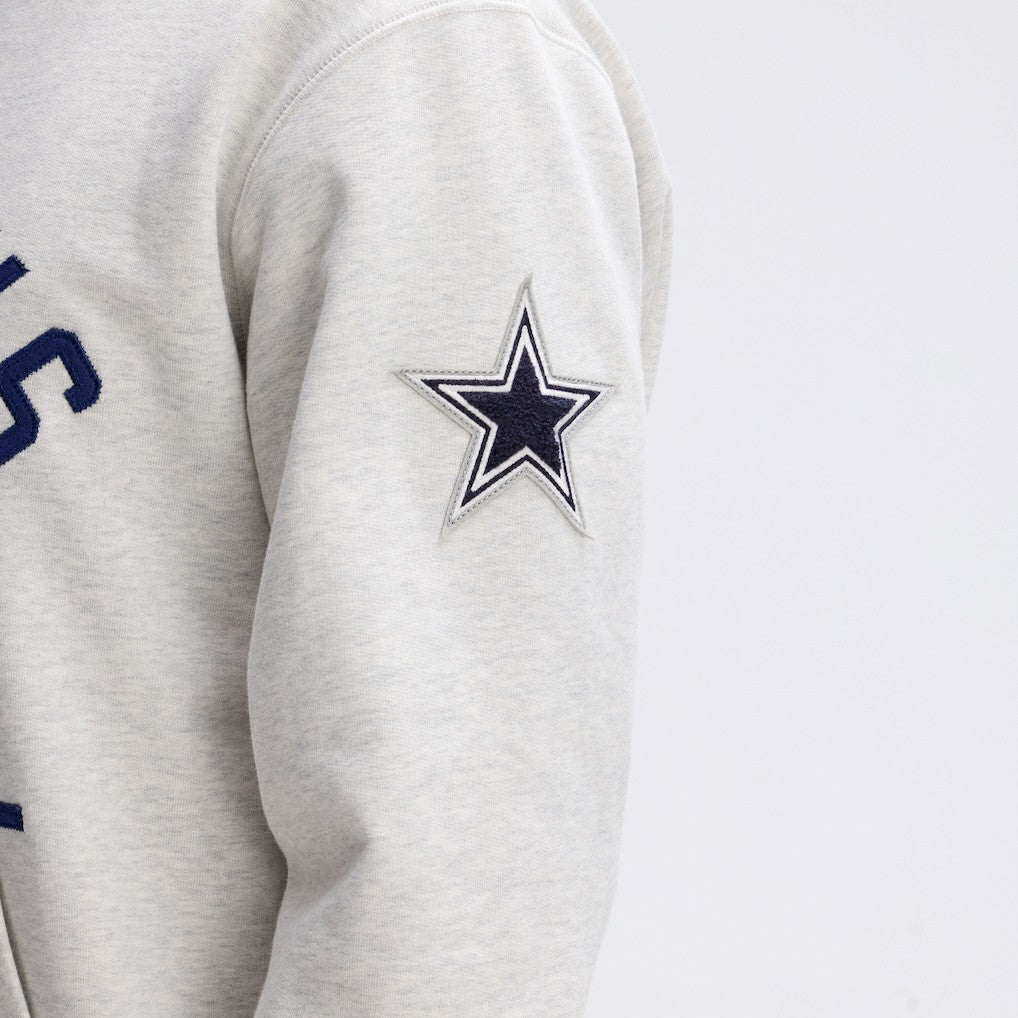 Fanatics Dallas Cowboys IconicFleece Pocket Sweatshirt Heather Gray