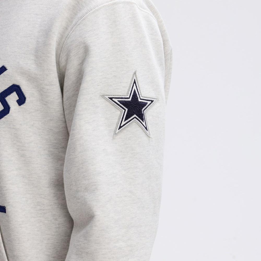 Fanatics Dallas Cowboys IconicFleece Pocket Sweatshirt Heather Gray