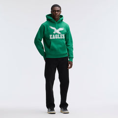 Fanatics Philadelphia Eagles IconicFleece Flocked Hoodie Kelly Green