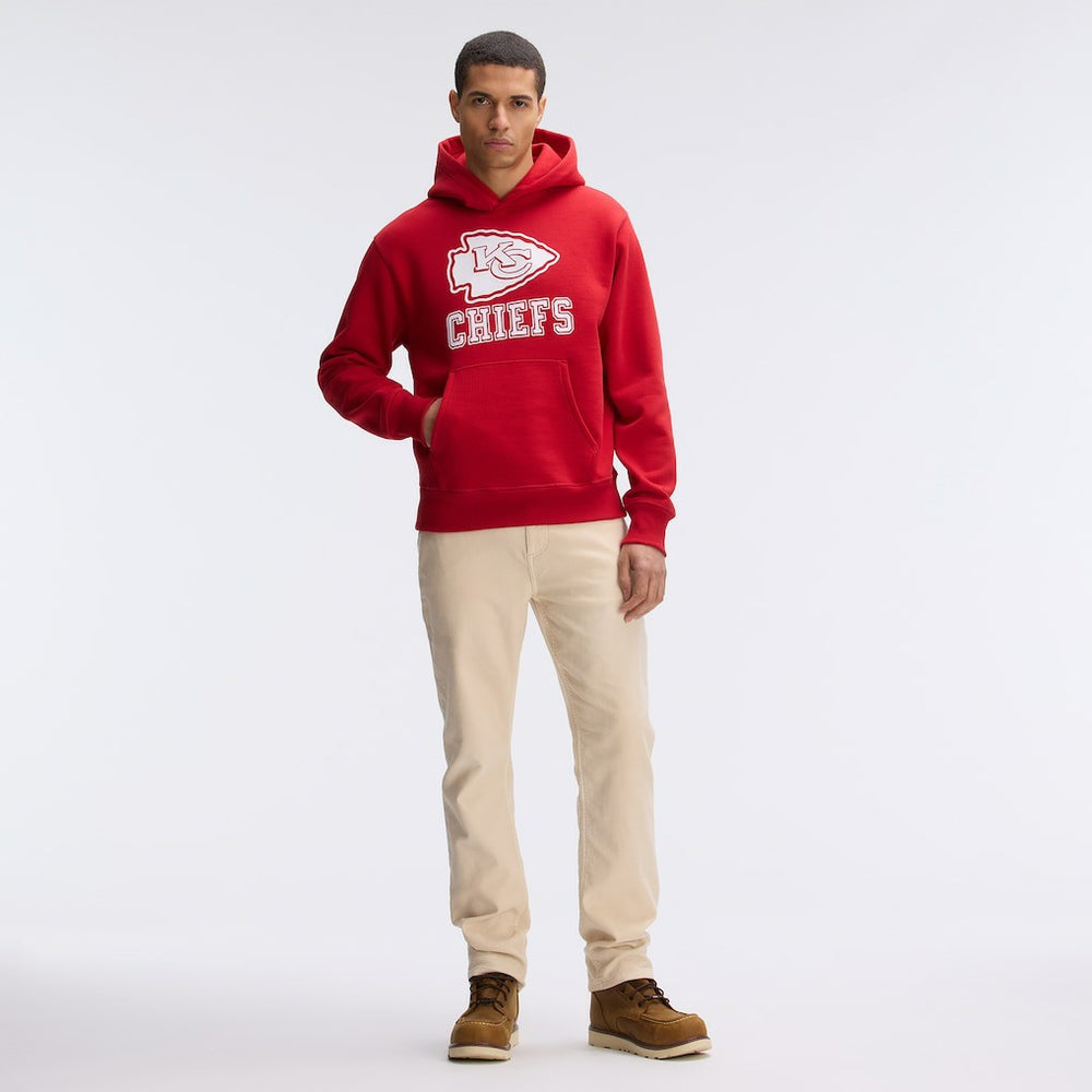 Fanatics Kansas City Chiefs IconicFleece Flocked Hoodie Red