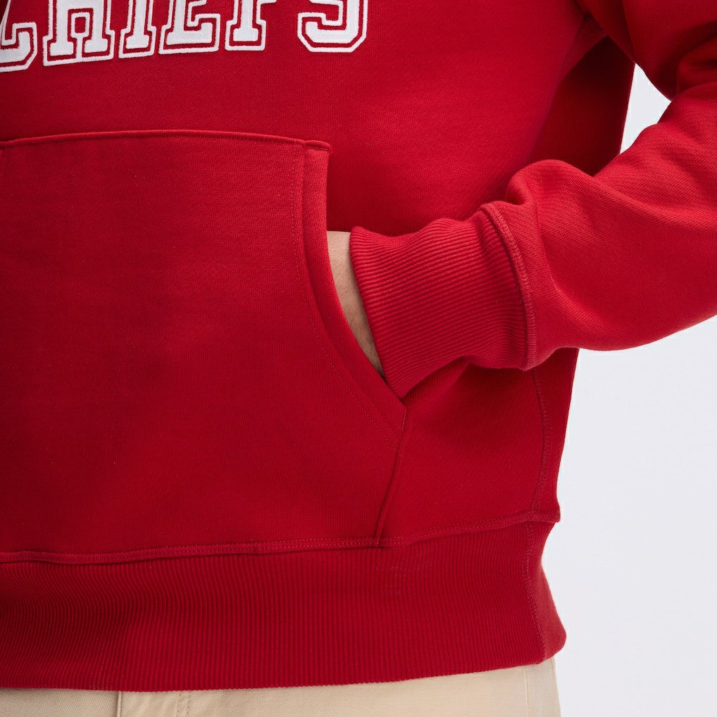 Fanatics Kansas City Chiefs IconicFleece Flocked Hoodie Red