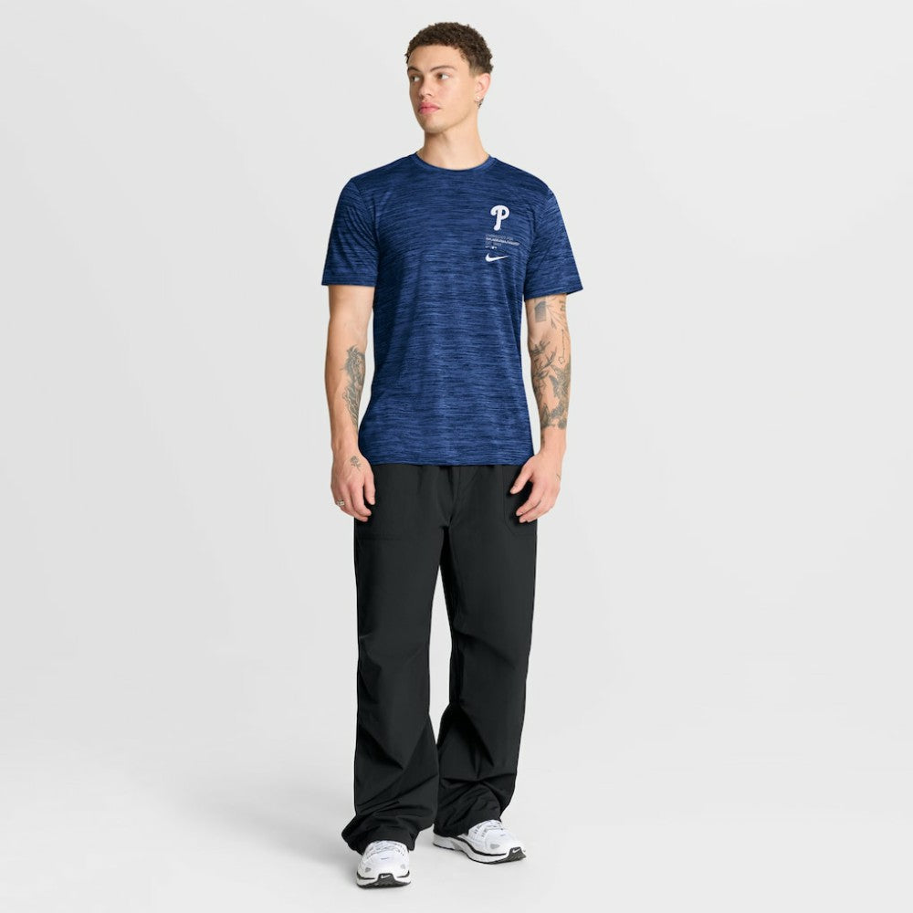 Philadelphia Phillies Nike Velocity Dri-FIT T-Shirt - Royal - Nike Discount
