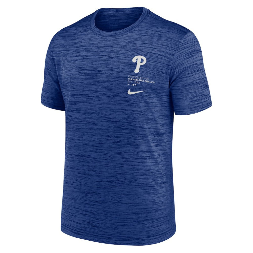 Philadelphia Phillies Nike Velocity Dri-FIT T-Shirt - Royal - Nike Discount