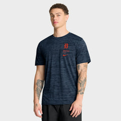 Detroit Tigers Nike Velocity Dri-FIT T-Shirt - Navy - Nike Online